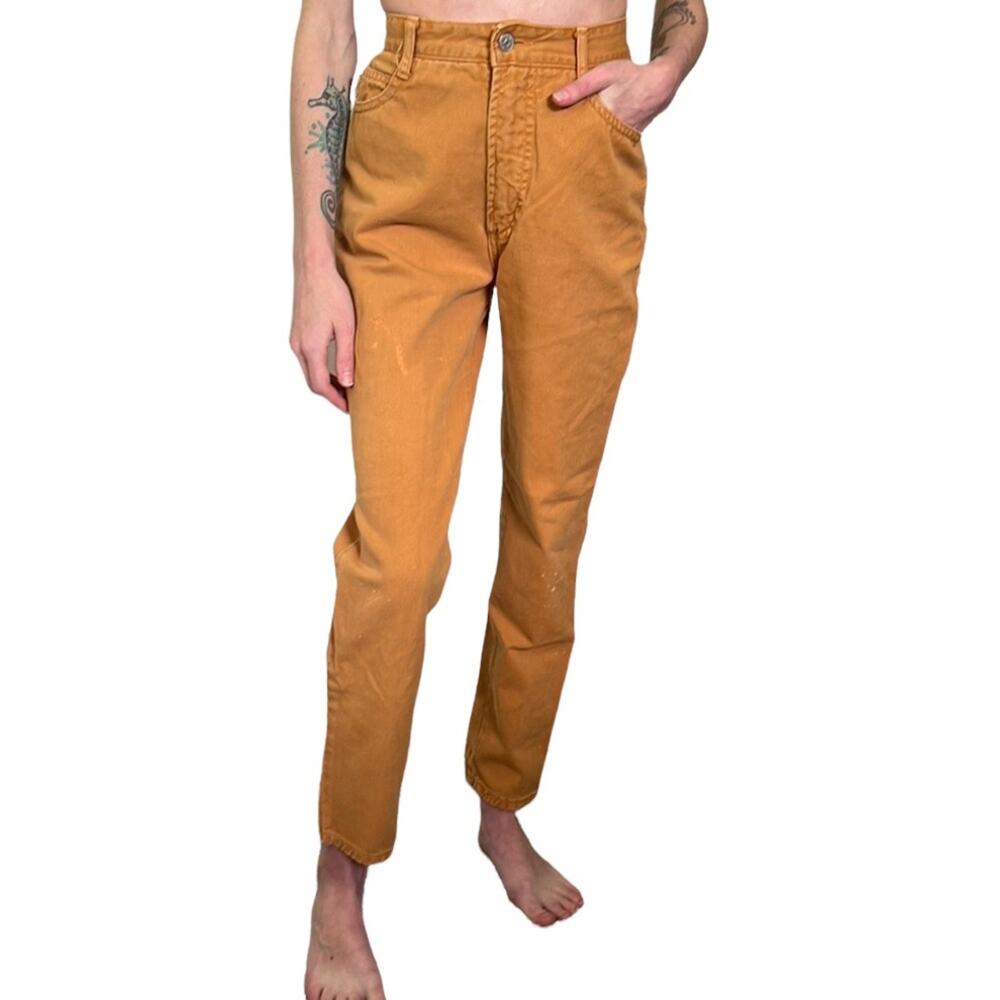 Vintage 90’s BONGO Light Brown High Rise Cotton Mom-Jeans - Picture 2 of 12